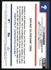 Kyle Schwarber #ASG-19 2025 Topps Update 2025 All-Star Game