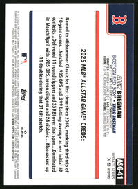 Alex Bregman #ASG-41 2025 Topps Update 2025 All-Star Game