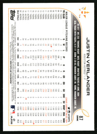 Justin Verlander #87 2022 Topps Chrome Pink Refractor