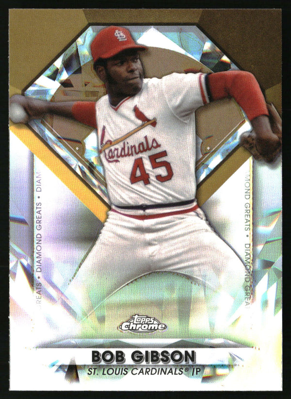Bob Gibson #DGC-50 2022 Topps Chrome Update Diamond Greats Die Cuts