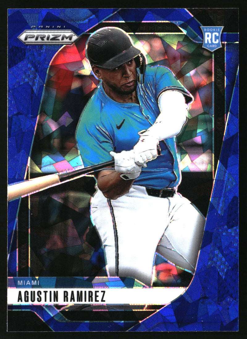 Agustin Ramirez #34 2025 Panini Prizm Blue Ice Prizms