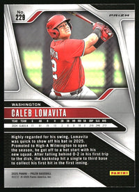 Caleb Lomavita #229 2025 Panini Prizm Blue Ice Prizms