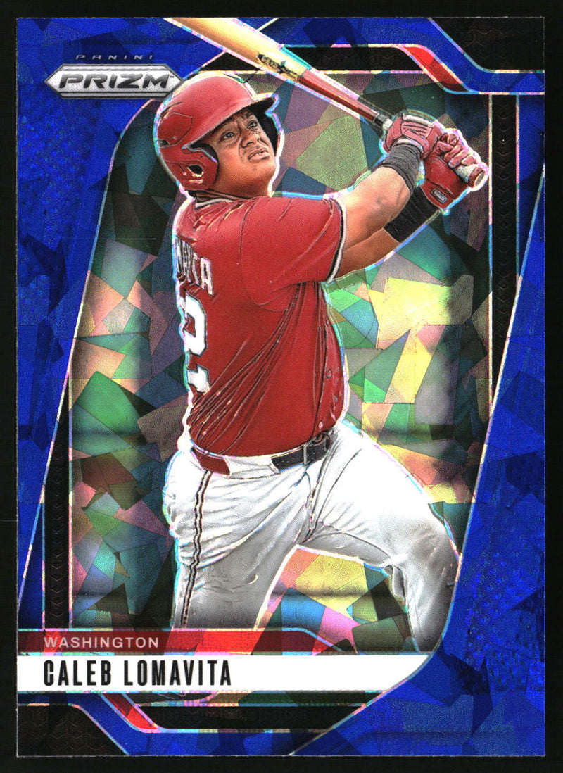 Caleb Lomavita #229 2025 Panini Prizm Blue Ice Prizms