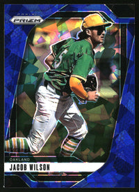 Jacob Wilson #90 2025 Panini Prizm Blue Ice Prizms