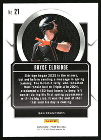 Bryce Eldridge #21 2025 Panini Prizm Talisman