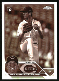Brandon Williamson #USC64 2023 Topps Chrome Update Sepia