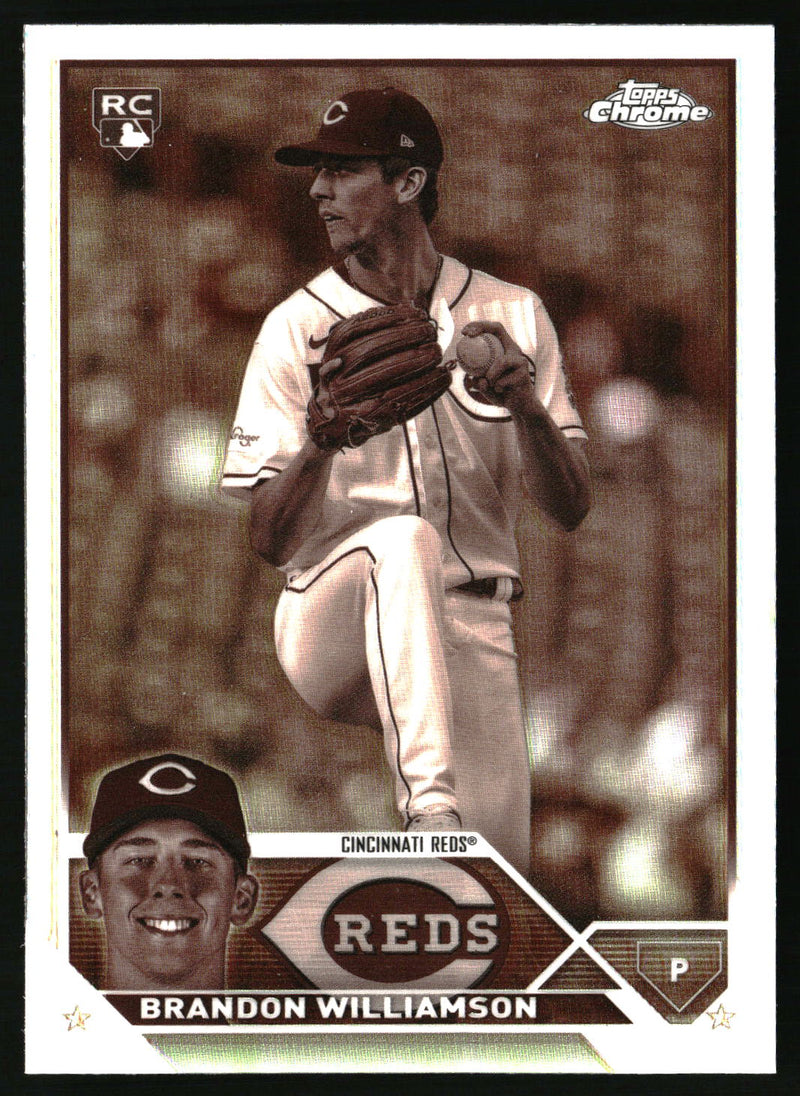 Brandon Williamson #USC64 2023 Topps Chrome Update Sepia