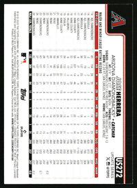 Jose Herrera #US272 2025 Topps Update Silver Foilboard