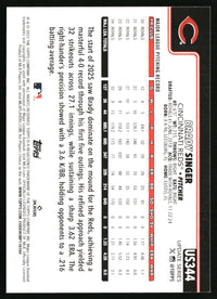 Brady Singer #US344 2025 Topps Update Silver Foilboard