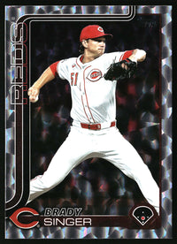 Brady Singer #US344 2025 Topps Update Silver Foilboard