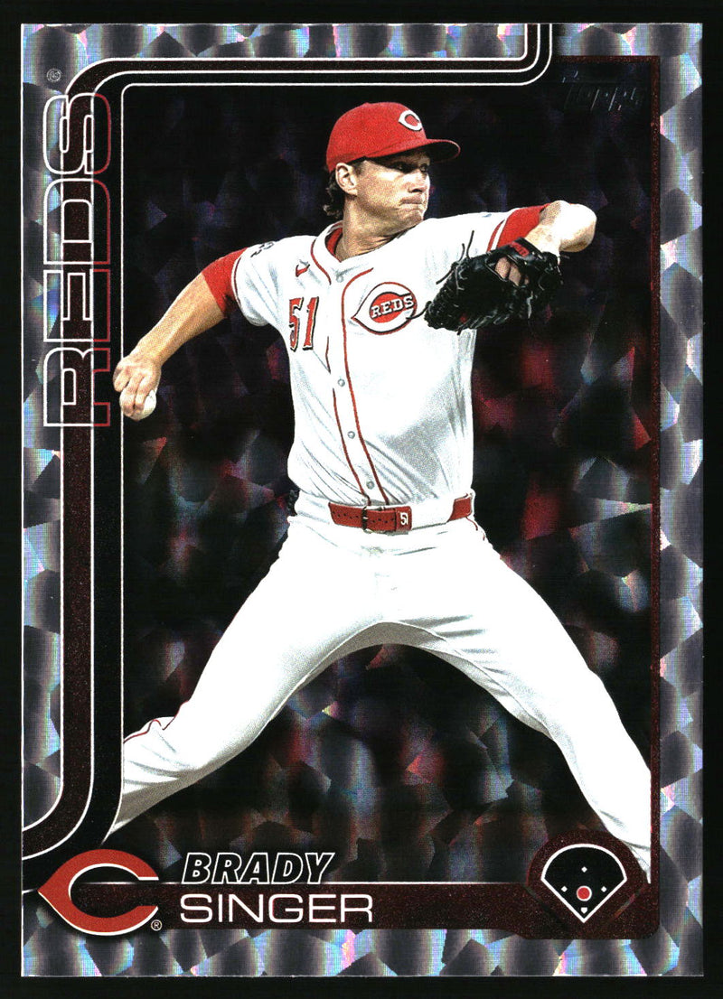 Brady Singer #US344 2025 Topps Update Silver Foilboard