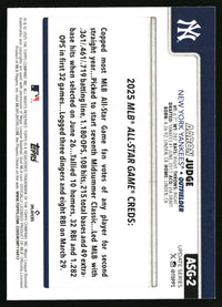 Aaron Judge #ASG-2 2025 Topps Update 2025 All-Star Game