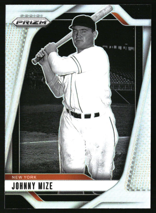 Johnny Mize #113 2025 Panini Prizm Silver Prizms
