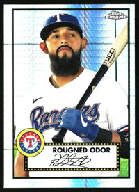 Rougned Odor #336 2021 Topps Chrome Platinum Anniversary Prism Refractor