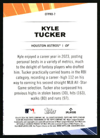 Kyle Tucker #CFPRO-7 2024 Stadium Club Chief Fantasy Professionals
