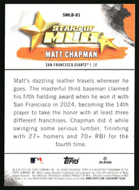 Matt Chapman #SMLB-81 2025 Topps Update Stars of MLB