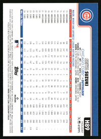 Seiya Suzuki #H89 2025 Topps Holiday Blue Metallic Glitter Holiday
