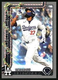 Teoscar Hernández #H164 2025 Topps Holiday Silver Glitter Holiday
