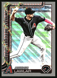 Jordan Lawlar #H141 2025 Topps Holiday Silver Glitter Holiday