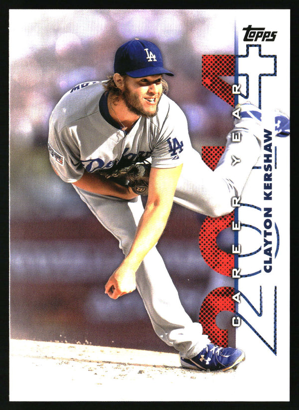 Clayton Kershaw #CY-1 2022 Topps UK Edition Career Year