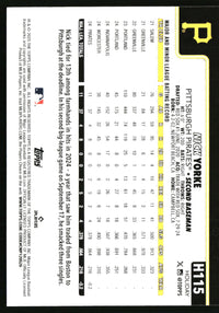 Nick Yorke #H115 2025 Topps Holiday Gold Holiday Lights
