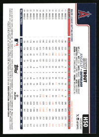Mike Trout #H50 2025 Topps Holiday Gold Holiday Lights