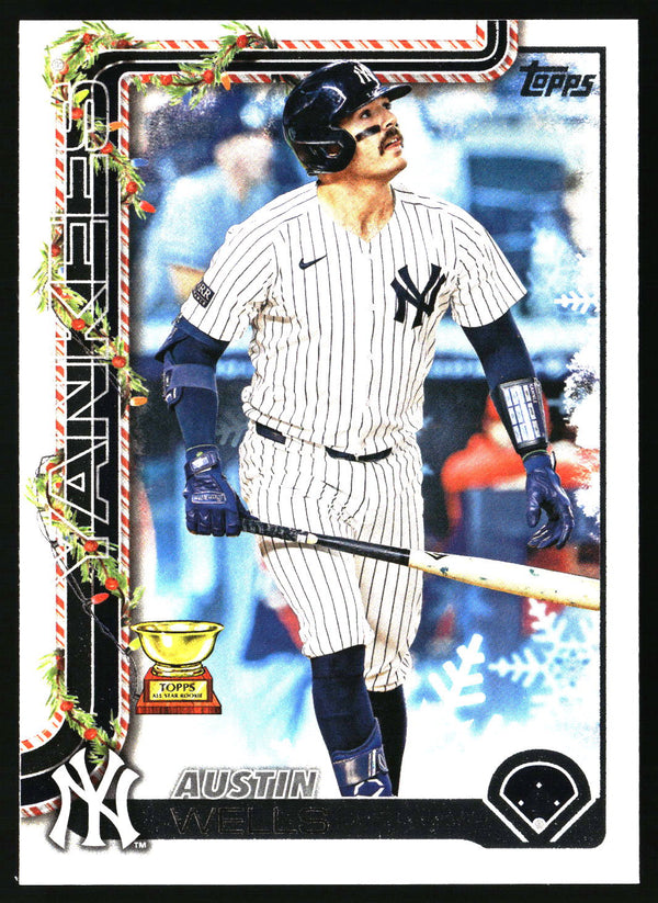 Austin Wells #H56 2025 Topps Holiday