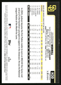 Jackson Merrill #H30 2025 Topps Holiday