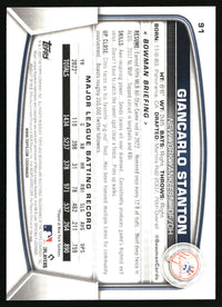 Giancarlo Stanton #91 2023 Bowman