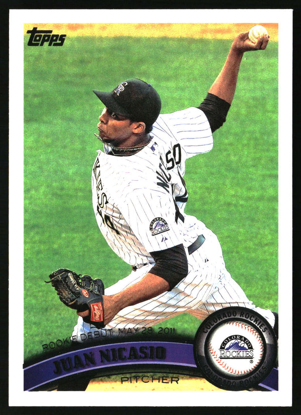 Juan Nicasio #US73 2011 Topps Update