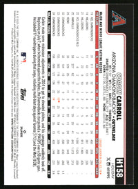 Corbin Carroll #H158b 2025 Topps Holiday