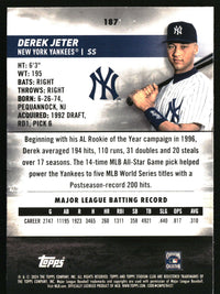 Derek Jeter #187 2024 Stadium Club Pink Foil