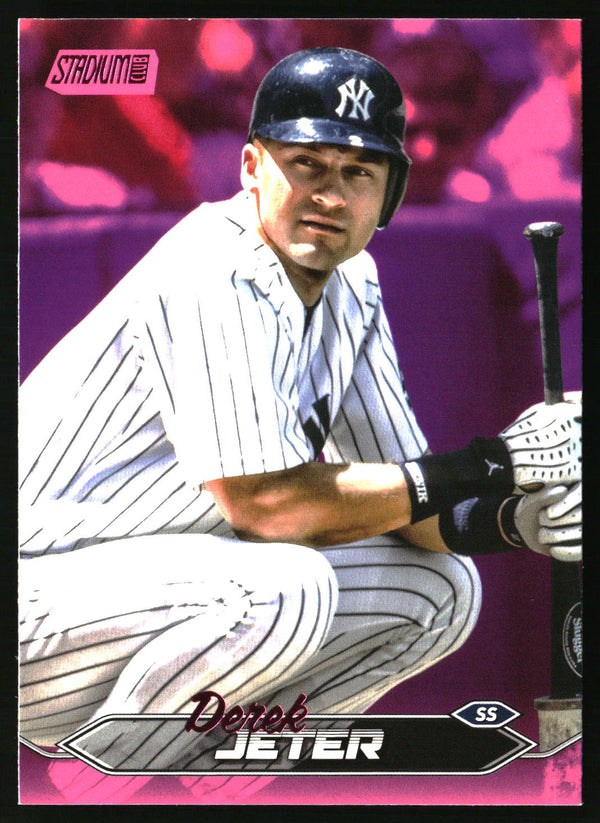 Derek Jeter #187 2024 Stadium Club Pink Foil