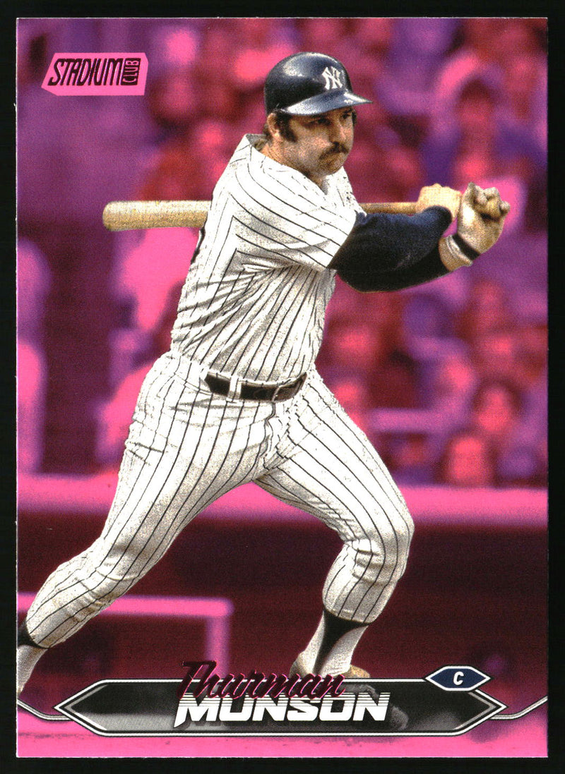 Thurman Munson #157 2024 Stadium Club Pink Foil
