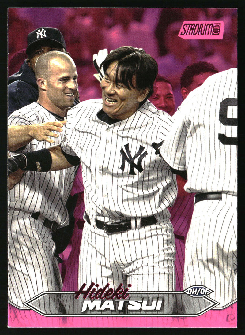 Hideki Matsui #142 2024 Stadium Club Pink Foil