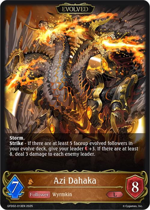 Azi Dahaka (Evolved) (GFD02-013EN) [Treacherous Ambitions]