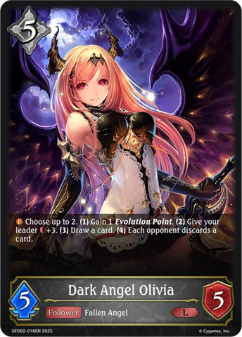 Dark Angel Olivia (GFD02-016EN) [Treacherous Ambitions]