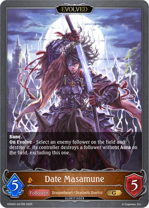 Date Masamune (Evolved) (GFD02-021EN) [Treacherous Ambitions]