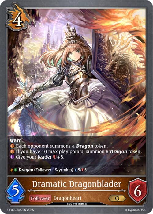 Dramatic Dragonblader (GFD02-022EN) [Treacherous Ambitions]