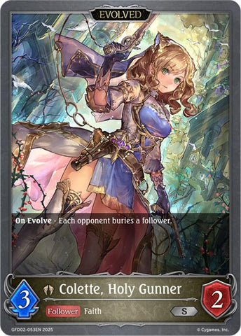 Colette, Holy Gunner (Evolved) (GFD02-053EN) [Treacherous Ambitions]