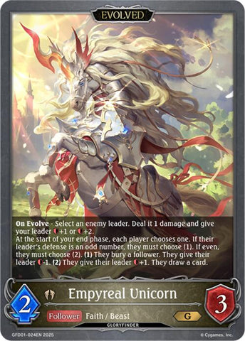 Empyreal Unicorn (Evolved) (GFD01-024EN) [Luxheart Legends]