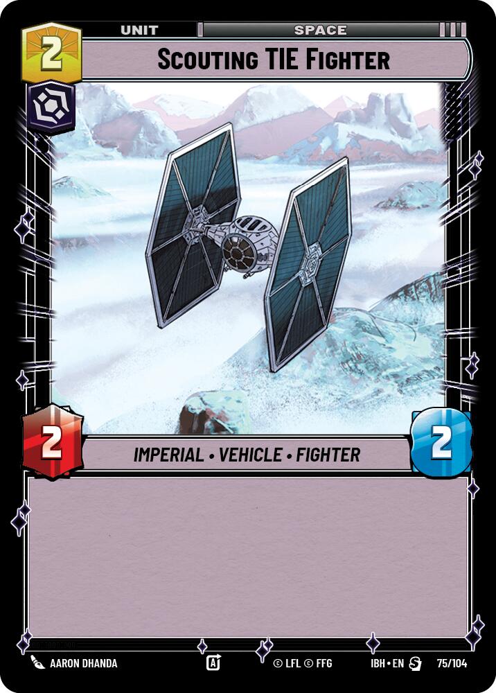 Scouting TIE Fighter (75/104) (75/104) [Intro Battle: Hoth]