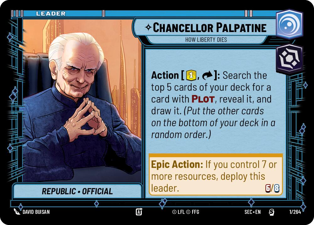 Chancellor Palpatine (1/264) - How Liberty Dies (1/264) [Secrets of Power]
