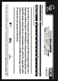 Chase Dollander #USC18 2025 Topps Chrome Update Negative Refractors
