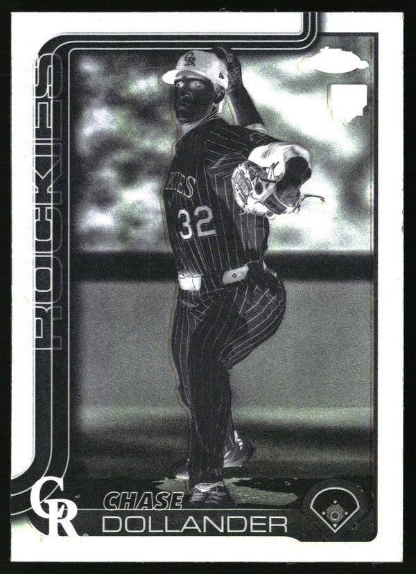 Chase Dollander #USC18 2025 Topps Chrome Update Negative Refractors