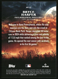 Bryce Harper #NT-12 2025 Topps Chrome Update Night Terrors