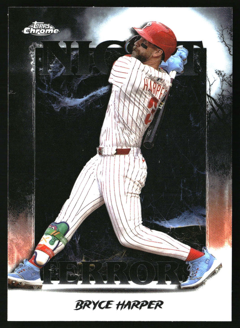 Bryce Harper #NT-12 2025 Topps Chrome Update Night Terrors