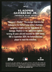 Vladimir Guerrero Jr. #NT-17 2025 Topps Chrome Update Night Terrors