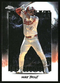 Mike Trout #NT-10 2025 Topps Chrome Update Night Terrors