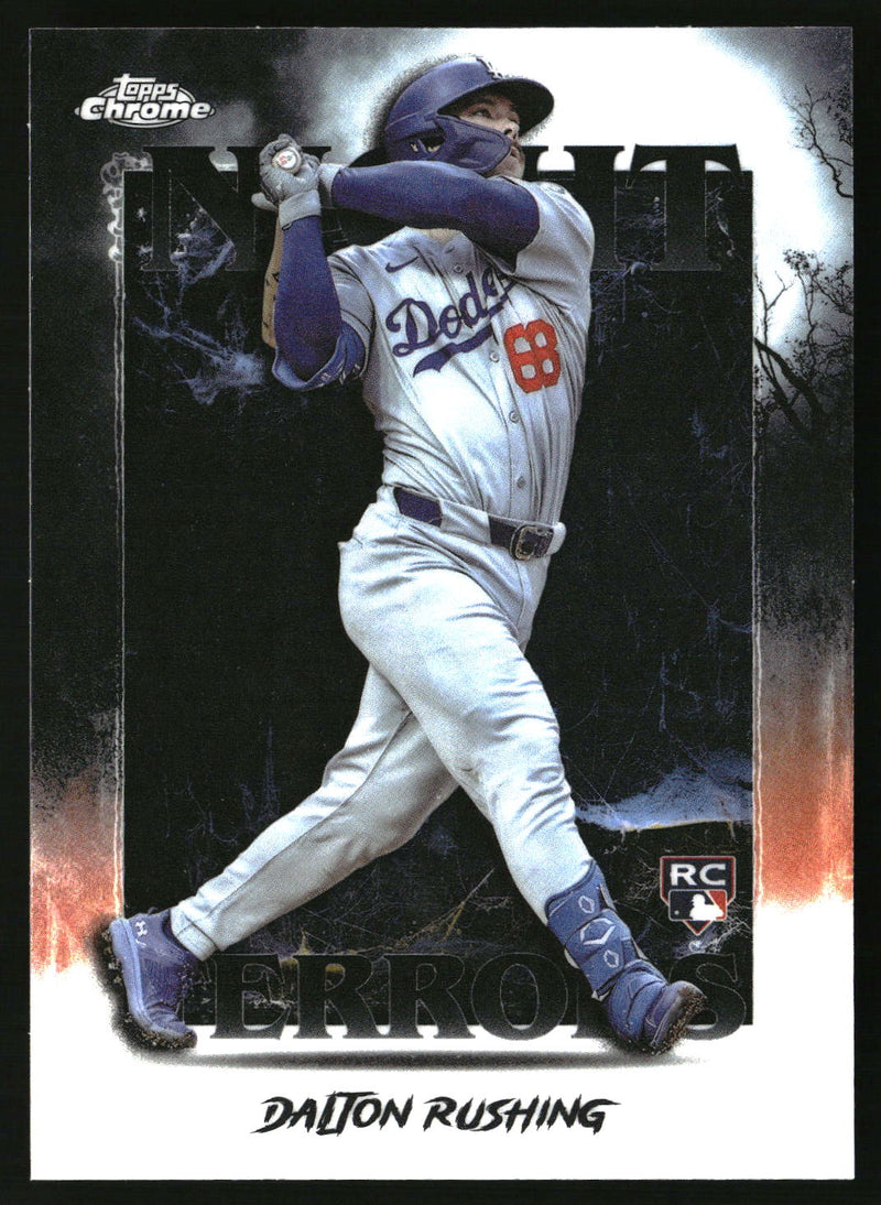 Dalton Rushing #NT-24 2025 Topps Chrome Update Night Terrors